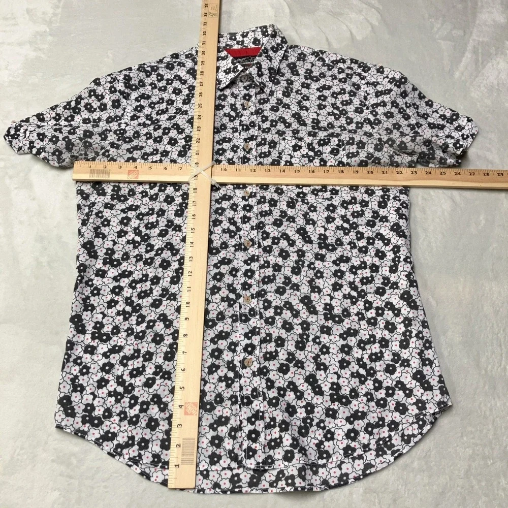 Lot of 2 Wil Stiles LIMITED EDITION Button Down Shirt Colorful Floral Mod Men XL